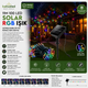 11 Metre 100 LED Solar RGB Işık Zinciri | Güneş Enerjili Bahçe ve Balkon Aydınlatması